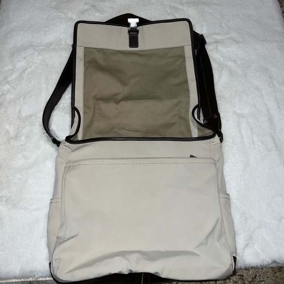 Coach Transatlantic Map Messenger Bag Khaki - Picture 5 of 16